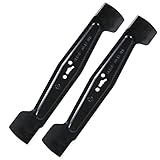 Spares2go Blade compatible with Spear & Jackson S4037CR 40v Cordless Lawnmower (37cm, Pack of 2)