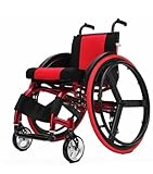 Large Sports Performance Wheelchair - Manual, Foldable Aluminium, Ultra Lightweight 13KG, Self Propelled, 44cm Seat Width