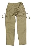 US M65 Style Army Cargo Vintage Combat Trousers Pants (M, Beige)