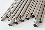 Titanium Tubes (OD 8mm - 108mm) Ti Gr.1 Grade 2 Pipe Seamless Metal Round Tubing (OD 7mm x 0.5mm Wall / 4 Piece, Length 500mm)