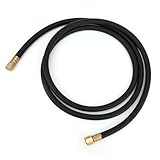 1/4 Inch Industrial Welding Gas Hose with Union Nut for Inert Gases Argon Nitrogen CO2 Compressed Air - 2.0M Gas Cylinder Coupling Kit for MIG MAG Welding