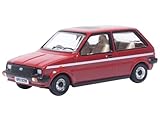 Oxford Diecast 76MET001 Austin Mini Metro Emberglow (Princess Diana) OO Gauge