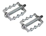Lowrider Twisted Pedals 1/2" Chrome. Bike pedals, bicycle pedal, for, beach cruiser, chopper, limo, stretch bike