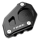 Tusk Billet Side Stand Foot Black Compatible with KTM 890 Adventure R 2021-2025/Compatible with Husqvarna Norden 901 2022-2024