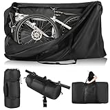 Bike Travel Bag for Airplane,Premium 900D Bike Transport Bag for 26 inch to 29 inch Mountain Bicycle and Road Bike,Heavy Duty Bicycle Box for Air Travel with Strong Webbing for Air Travel