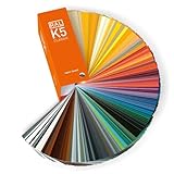 RAL K5 Colour Chart, 216 Full Page Colour Swatches, Semi-Matt, 8 Languages – Water-Based