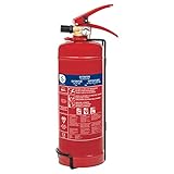 Smartwares Powder extinguisher - 2 kg - for ABC fires - Suitable for vehicles & homes - With mounting bracket