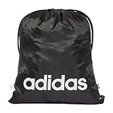 adidas Unisex Linear Gymsack, Black/White, One Size