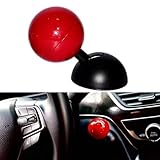 JGQFB Car Engine Start Stop Button Joystick for MG GS MG HS MG Zs Mg3 Mg6 ZR ZT ZT-T, New Metal Engine Start Button Cover Decorative Accessories,A/Red