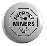 Hippowarehouse Support The Miners Pit Check Badge Various Sizes 38mm 50mm 75mm