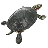 jojofuny Realistic Turtle Model for Solid Animal Ornament Educational Science Figurine with Fine Details Vivid Miniature Turtle Shape Decoration for Desktop and Learning