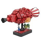 Technik Building Blocks Set MOC-43503 Red Dwarf and Starbug 497 Pieces Nano Micro Mini Educational Toy Gift for Adults and Teens Compatible with Lego 20×7×13cm