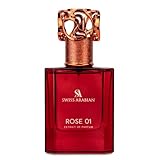 Swiss Arabian Perfumes "Rose 01"- EDP Spray for Unisex - Majestic blend of Rose, Floral, Fruity Fragrance - Long Lasting Personal Fragrance, Perfume for Women, Cologne for Men- For all occasions- 50ml