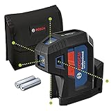 Bosch Professional 5 Point Laser GPL 5 G (green laser, Working range: up to 30 m, Pouch)
