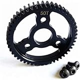 ADORLY Harden Steel 50T Spur Main Gear for 1/10 Traxxas Slash Rustler Stampede Hoss Bandit Jato Rally E-REVO Summit T-Maxx 4x4 Vxl 2WD 6842