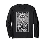 The Sun Tarot Card Halloween Voodoo Doll Witchcraft Altar Long Sleeve T-Shirt