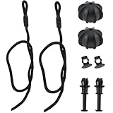 yimeizhiguang Parcel Shelf String for VW Golf, Audi, Skoda | Universal Rear Parcel Shelf Cords with 2 Buckle Clips | Heavy-Duty Nylon Hanging Rope & Tonneau Cover Strap Car Accessories (2PCS)