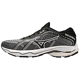 Mizuno Unisex Wave Ultima 14 Road Running Shoe, Black/Silver/Nimbus Cloud, 6 UK