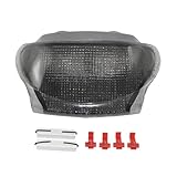 JUNOOS For Triumph For Daytona T595 1997-1998 955i 1999-2001 For Speed Triple T509 1997-2001 Tail Brake Turn Signals Led Light Signal Light(Black)