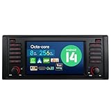 XTRONS Android 14 Qualcomm 665 Radio Player 7 inch Octa-core 8GB+256GB QLED Car Stereo for BMW E39 M5 (1999-2003),E39 (1995-2003) with DSP Wireless CarPlay Support 4G 4K Video AHD Camera DAB+ RCA