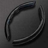 Car Steering Wheel Cover Compatible With Lexus IS200 IS220 IS250 IS300 IS350 IS500 IS-F PU Leather Waterproof Segmented Steering Wheel Protector Comfortable Skin-friendly(Black,IS 200)