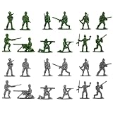 200 PCS Small Soldiers Army Men, Toy Soldiers Figures, 12 Style Soldiers Poses, Mini Soldier Toys, Military Battle Game Set for Kids and Collectors, Army Toys for Role Play and Display