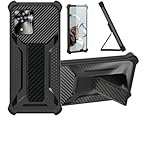 Case Compatible for Suntak Chippy Phone Case Stand Cover [with 1* TempeBlack Glass Screen Protector] Hybrid Case [Folding Support Magnetic] [Frosted Anti-Fingerprint] ZJBB-Black