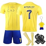 Yumcute No.7 Football Kit 2023/24 Jersey with Training Shirts, Shorts, Guard Plate, Keychain and Socks for Adult and Children Sportswear