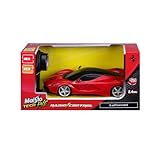 Maisto Tech LaFerrari RC Car, Red, Radio Control, 1:24 Scale, 2.4GHz Remote Control Sports Car Model, Ages 5+