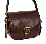 House of Luggage Real Leather Ammunition Cartridge Bag 90 Capacity Shooting Pouch HLG314 Brown