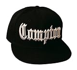 Academy AF Snaps Compton City Snapback Hat Cap - All Black - One Size
