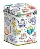 Tea Caddy - Small Square 100gm - TEAPOTS DESIGN - 9.5cm