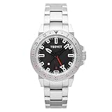 Tsovet SMT-DW42 GMT Men's Japan Hybrid Automatic 42mm Black Watch with Stainless Steel TS-4004-11