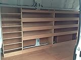 Fully Assembled Van Shelving Racking to fit Vauxhall Movano LWB Plywood System Case Storage Unit UK
