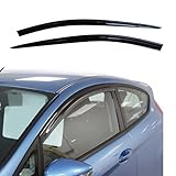 AUTO CLOVER Wind Deflectors Set for Ford Fiesta MK7 2009-2017 3 Door Hatchback or ST