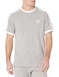 adidas Originals Men's Adicolor Classics 3-Stripes T-Shirt, Medium Grey Heather, Large