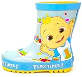CoComelon Kids Boys/Girls Wellies Blue (6 UK Child, numeric_6)