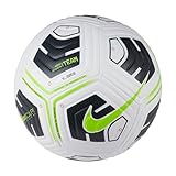 NIKE CU8047-100 Academy Recreational soccer ball Unisex WHITE/BLACK/VOLT Size 5