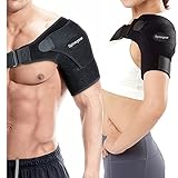 Spinegear Improved Rotator cuff Shoulder Support for Men & Women UK design Injury recovery strap for Right/Left Arm Shoulder brace for Pain Frozen Shoulder Dislocated Joint & Soreness One size