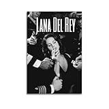 Singer Lana Del Rey Canvas Wall Art Decor for Living Room and Bedroom - 12x18inch (30x45cm) Unframed Poster