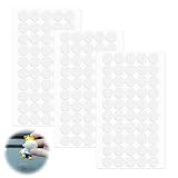 150 Pcs Double Sided Sticky Pads Round Adhesive Fixers Clear Nano Adhesive Dots Removable Strong Waterproof Sticky Pads No Trace Sticky Patch for Car Party Decorations Posters Balloon Photos Walls
