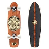 Osprey Twin Top Longboard, Canadian Maple Deck Longboard Skateboard for Boys and Girls, Multiple Colours,27.75 Inch, In Skate We Trust