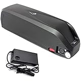 Ebike Battery 36V 18Ah Hailong Electric Bike Battery Lithium Battery Pack Replacement with Charger/BMS, 4 Pin Base, USB Port for 500W 350W 250W Motor