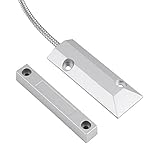 Haofy Magnetic Contact Wired Sensor, Roller Shutter Door Reed Switch Sensor Detector Switch for Home Garage Alarm Security for Window Door Security