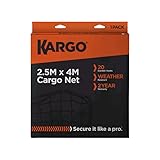 Kargo 2.5m x 4m Heavy-Duty Cargo Net for Tipper Truck Beds – Weather-Resistant, Elastic Perimeter Cord, Ideal for Secure Load Covering