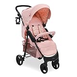 My Babiie MB30 Pushchair – from Birth to 4 Years (22kg), Easy Compact Fold, Large Shopping Basket, Adjustable Handle, Stroller Includes Cup Holder, Rain Cover – Pink Leopard
