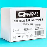 QUALICARE FIRST AID STERILE SALINE ALCOHOL FREE X 100