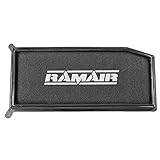 Ramair Filters Replacement Panel Foam Air Filter for Renault Clio mk4 RS & Trophy, BLACK