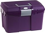 Norton Unisex Adult 700004 Tack Box - Purple/Grey, 40 x 27.5 x 24.5 cm