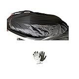 farbrothersonline COMPATIBLE WITH YAMAHA FZ6 FAZER S2 600 WATERPROOF SEAT COVER IN OXFORD SIZE. L-XL RAIN COVER FOR MOTORCYCLE SADDLES SADDLE SADDLE SCOOTER 120X75CM
